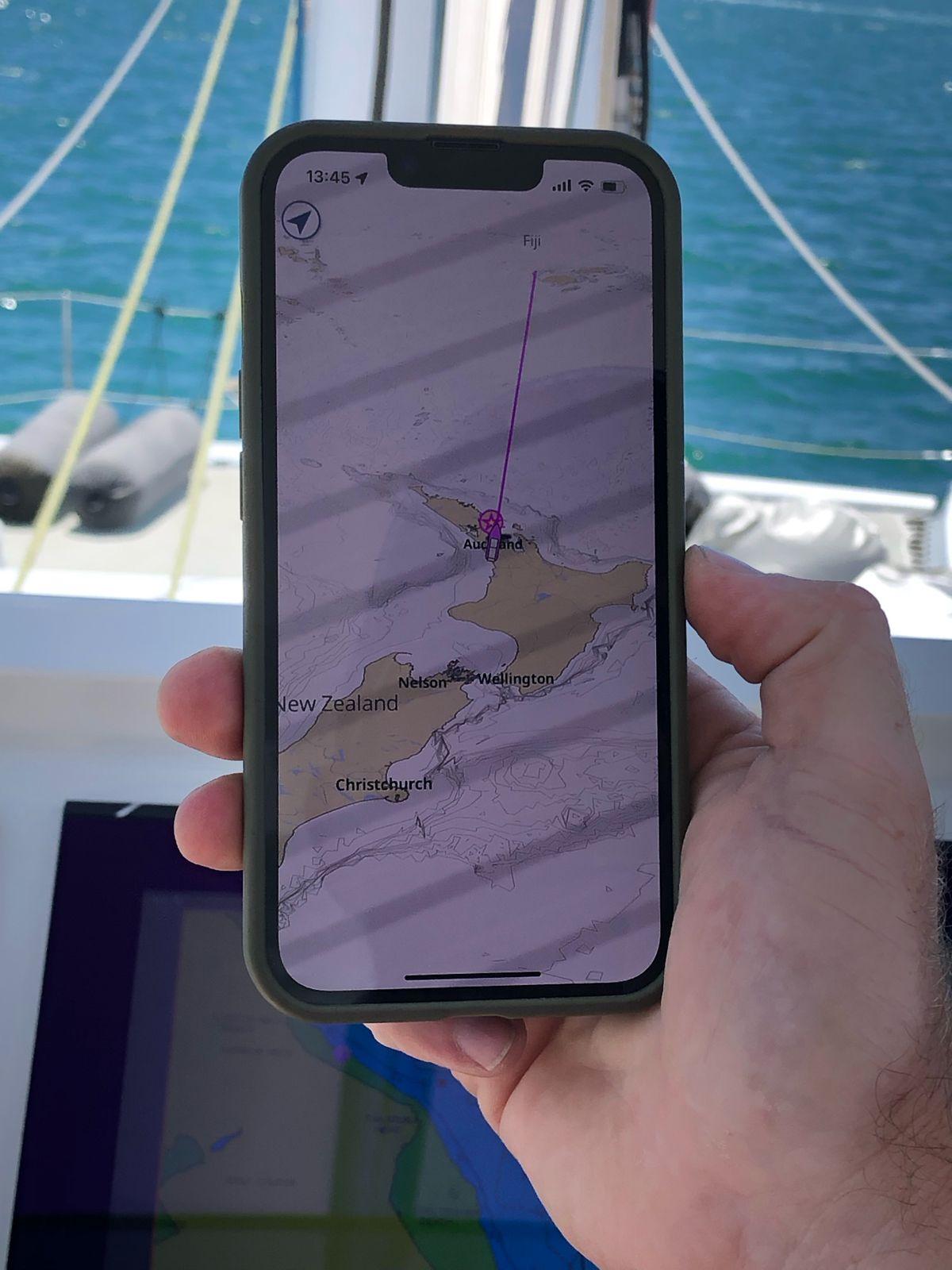 Photo: Route planning to Rakino Island